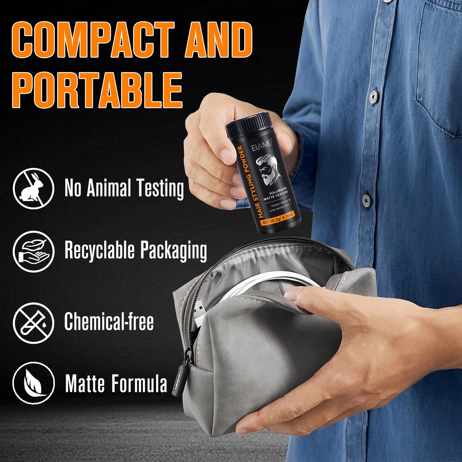 ELAIMEI Hair Volumizing Powder Wax 