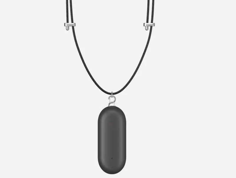 PLAUD NotePin as a necklace