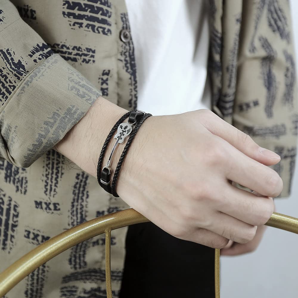 💥Premium Leather Guitar Bracelet💥