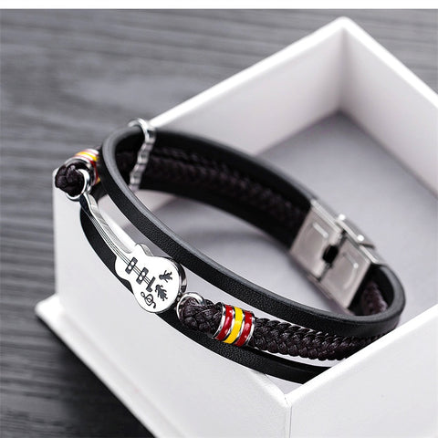 💥Premium Leather Guitar Bracelet💥