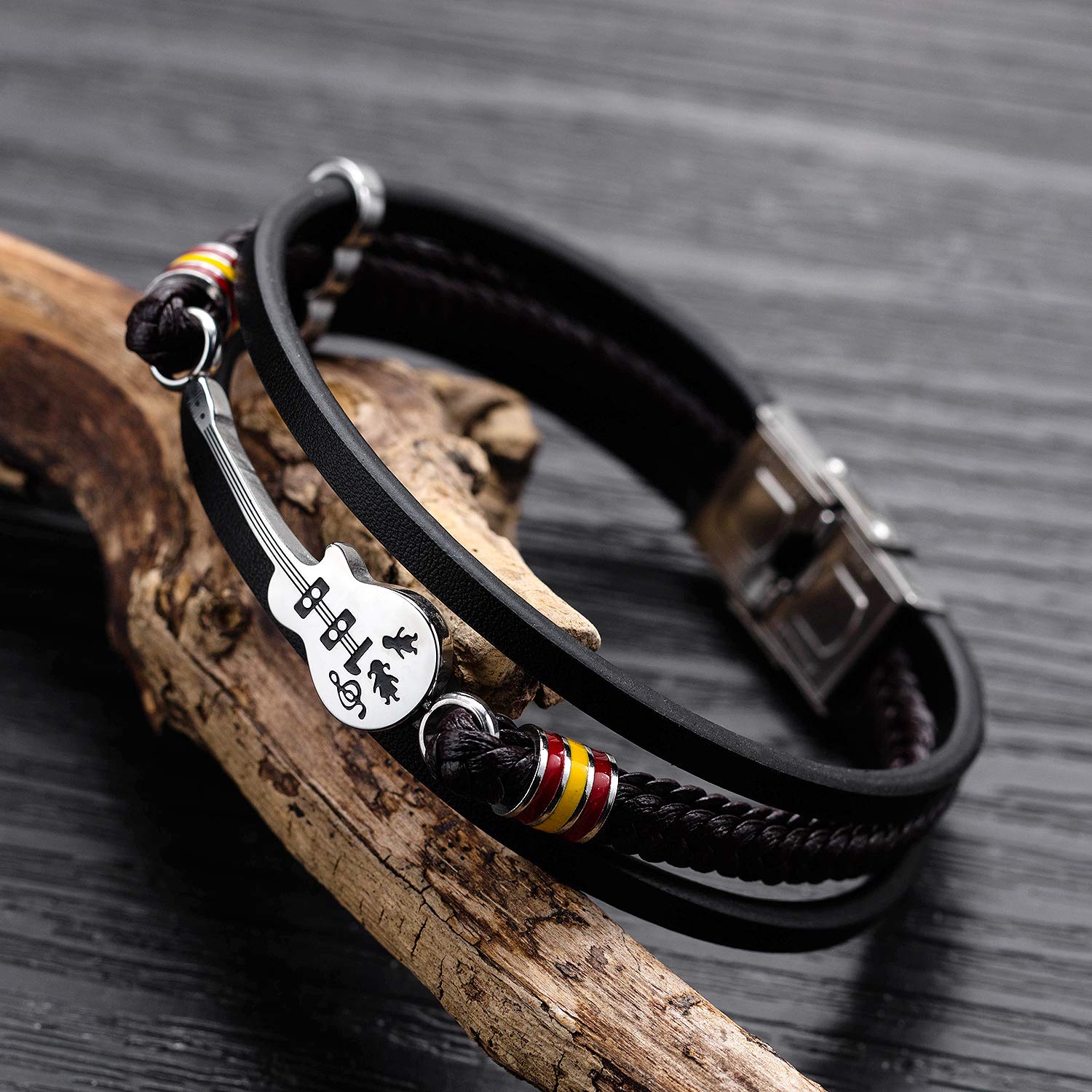 💥Premium Leather Guitar Bracelet💥