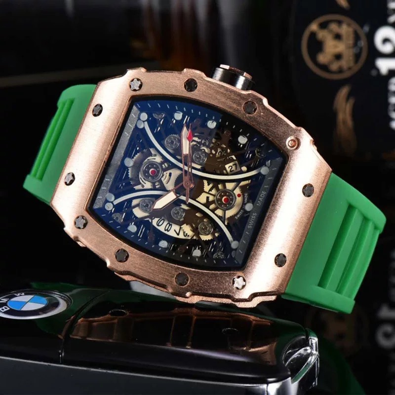 Men's Silicone Waterproof Luminous Richard Watch
