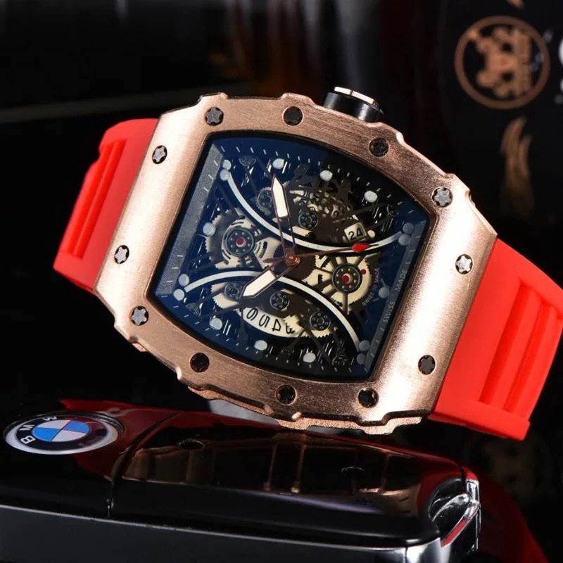 Men's Silicone Waterproof Luminous Richard Watch