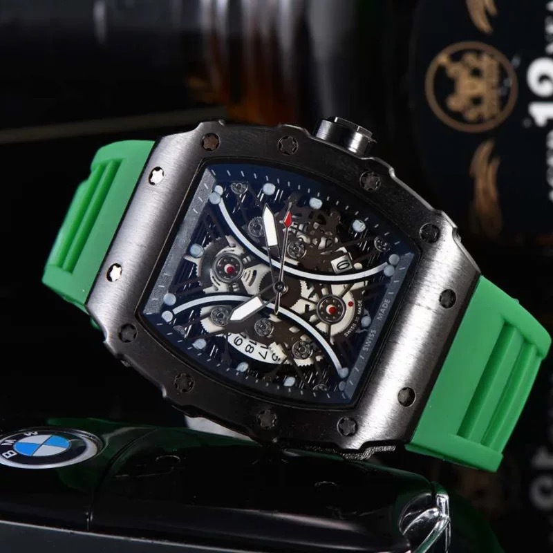 Men's Silicone Waterproof Luminous Richard Watch