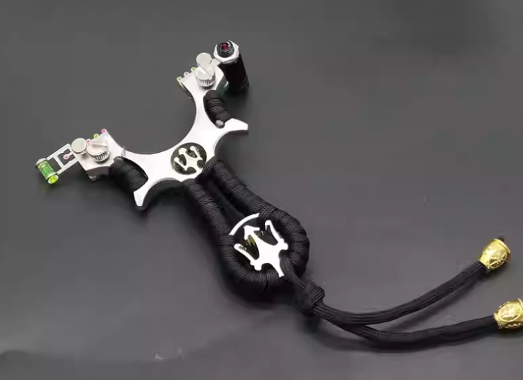 Powerful Catapult Laser Aiming Slingshot Archery Hunting Slingbow Shooting Games