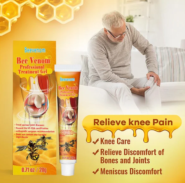 (Buy 1, Get 2 Free, Full Refund If No Visible Results Within 3 Weeks) BeeVenom™ New Zealand Professional Bee Venom Treatment Gel