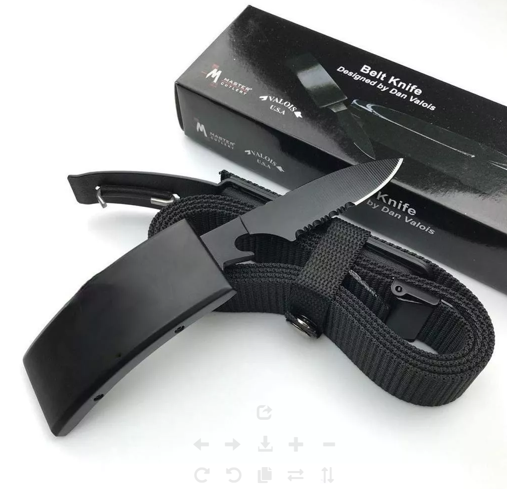 Cinturon Cuchillo Oculto Hebilla Cinto Tactico Defensa