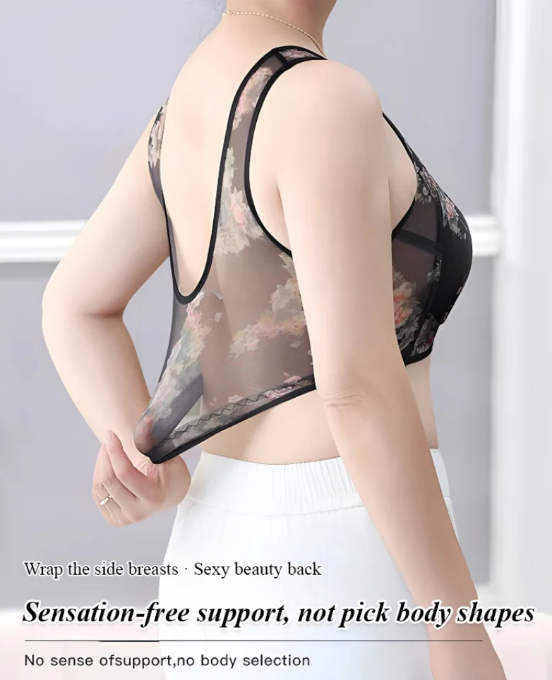 [Rich women are wearing]Lace Buttonless Comfortable Bra-Three pieces for only 33 euros