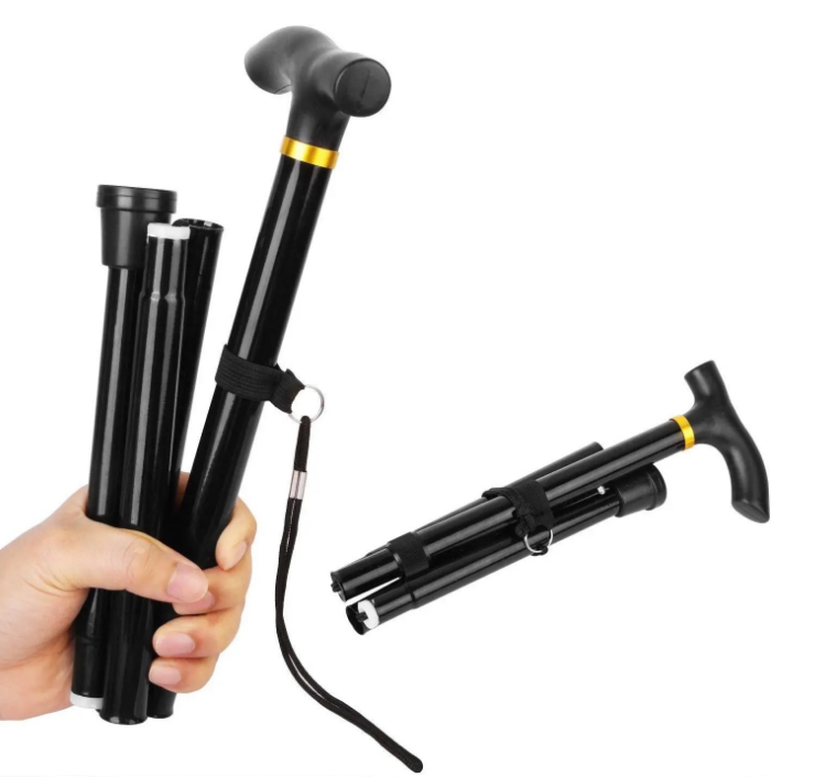 🔥💥Aluminum alloy with LED light non-slip foldable walking stick💥👵