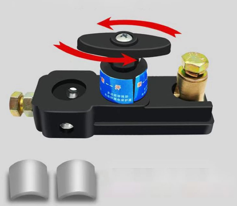 New anti-electric shock car battery power cut-off switch