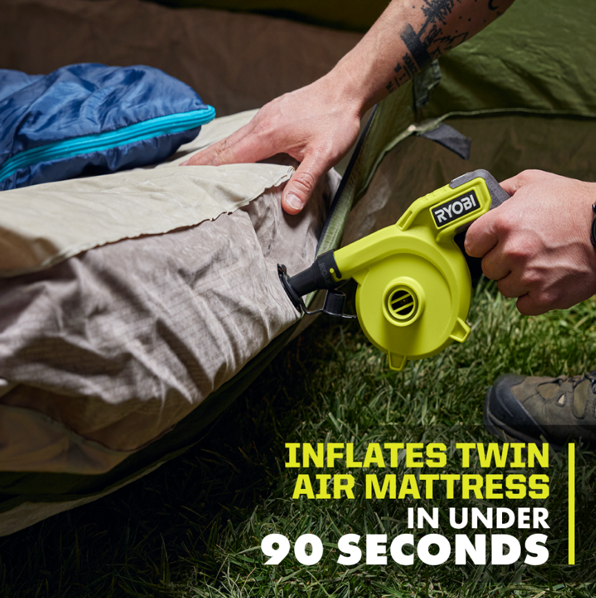 🔫Ryobi USB LITHIUM HIGH 🔰VOLUME 🌱INFLATOR KIT✅🔰