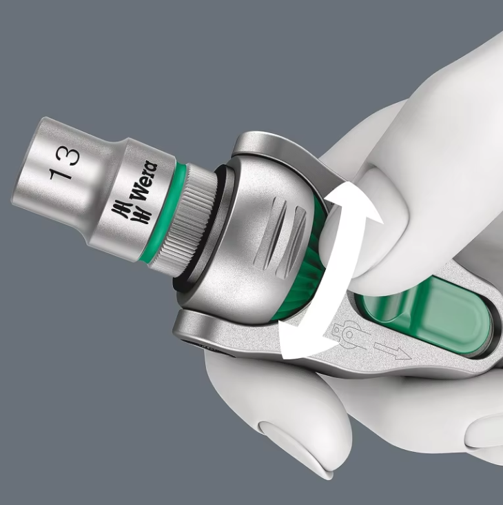 🛠️Wera 8100 SA 6 Zyklop Metric Speed ​​Ratchet Set🥳