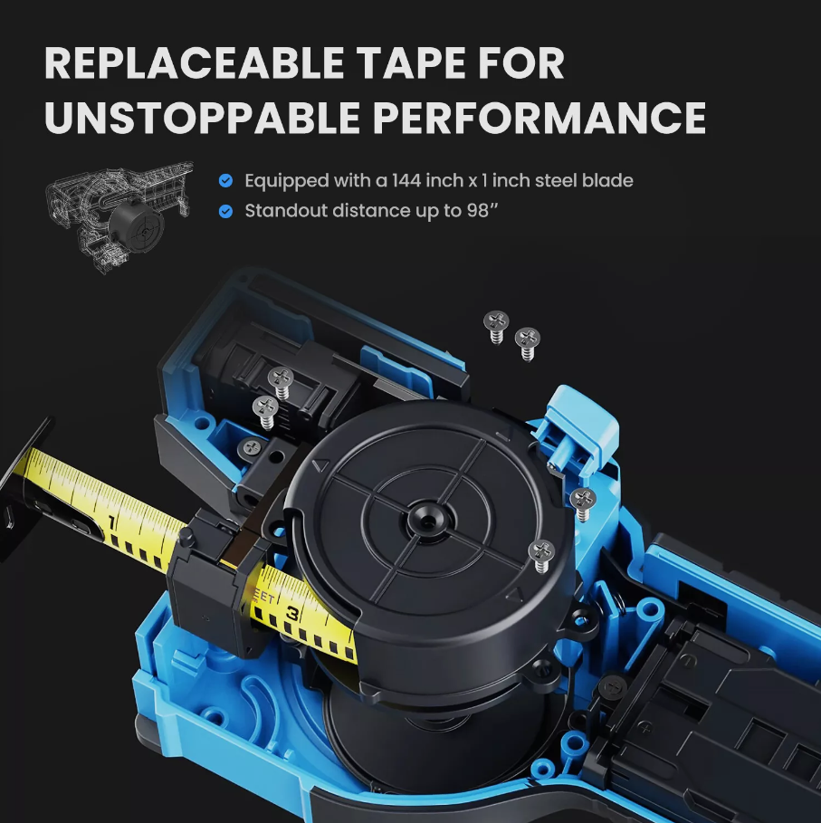 🆕Digital Tape 😍Measure -3 In 1 🧏‍♂️Professional Accurate Measuring Tool With Bluetooth🎁