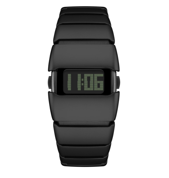 Unique Metal Wristwatch, Stainless Steel Men's Digital Watches