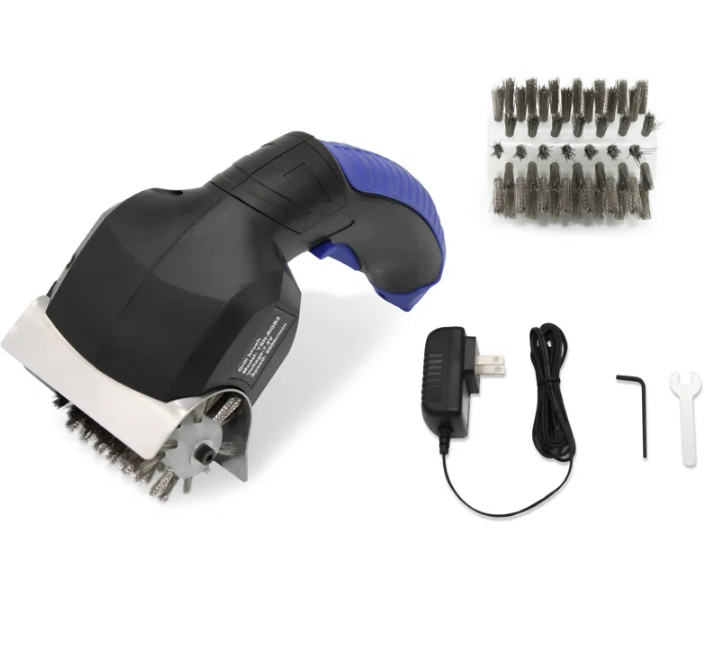 Electric Cordless Rechargeable Plastic  Grill Brush