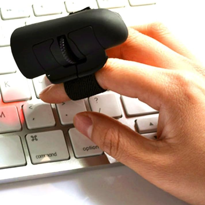 High Speed Mini 2.4GHz USB Wireless Lazy Finger Rings Optical Mouse