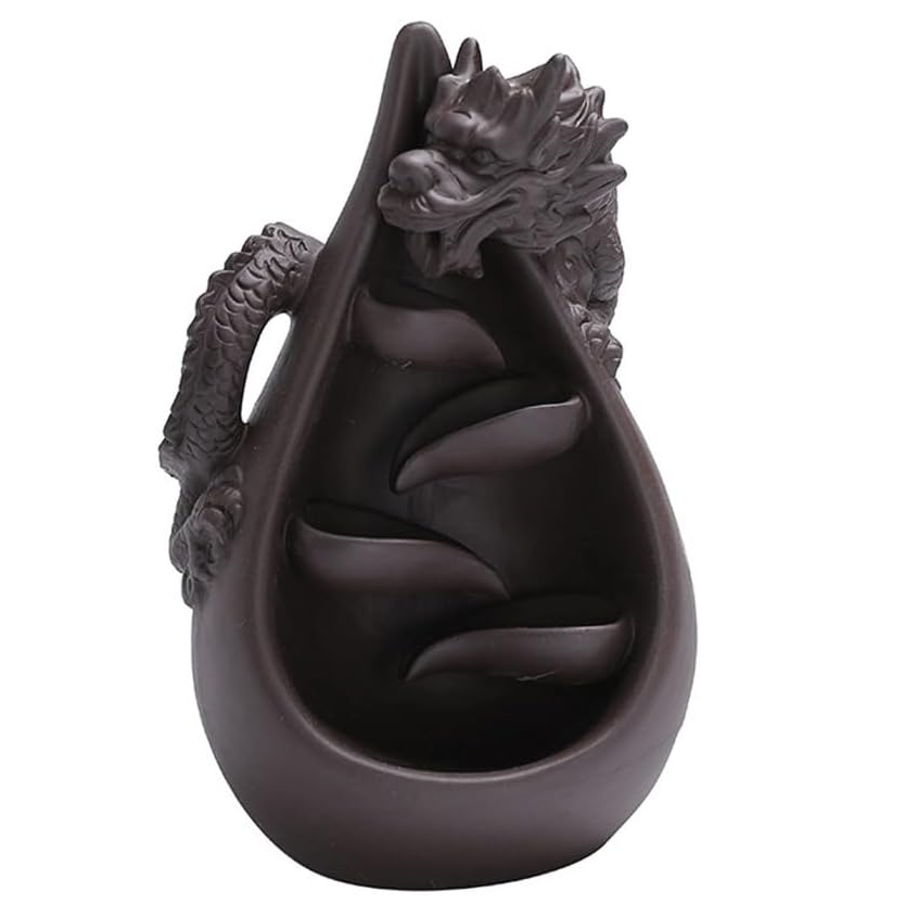 Ceramic Reverse Flow Incense Burner Ornamental Smoke Incense Burner