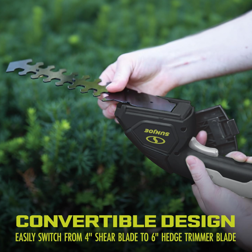 Sun Joe 2-in-1 7.2V Cordless Grass Shear & Hedger