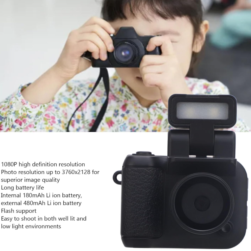 Kids Digital Camera Compact Kids Camera Toy 1080P HD