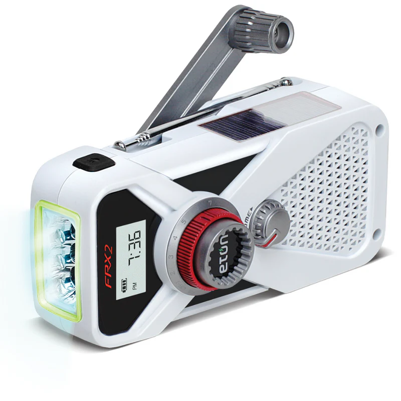 American Red Cross Portable AM/FM Radio, White, FRX2