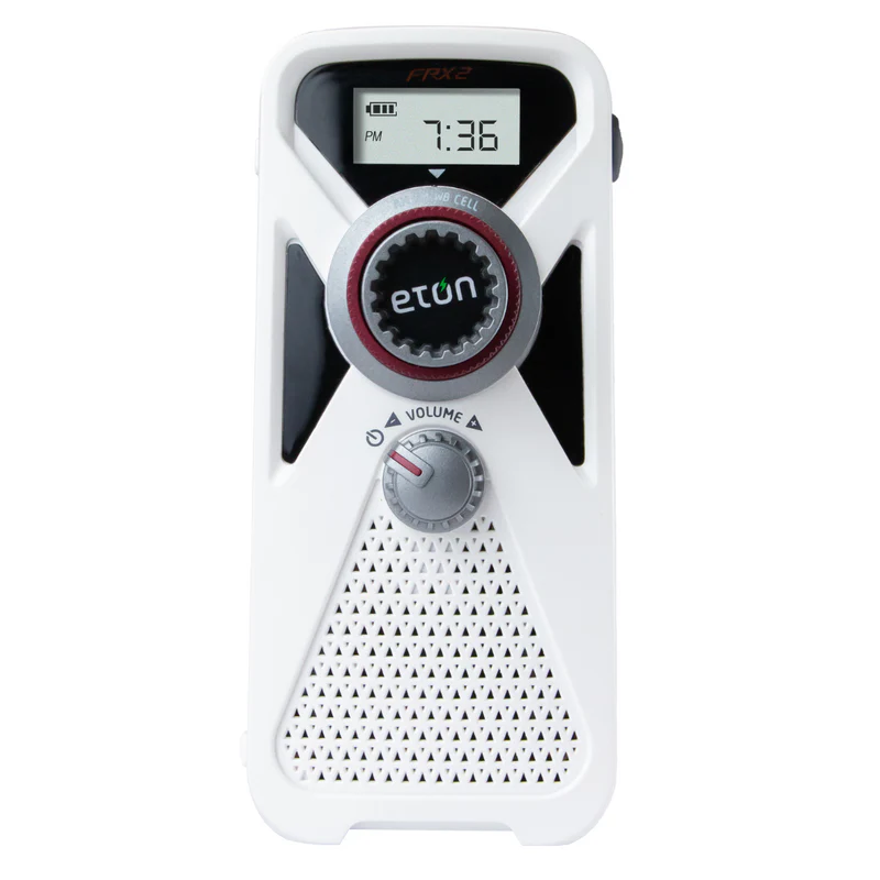 American Red Cross Portable AM/FM Radio, White, FRX2