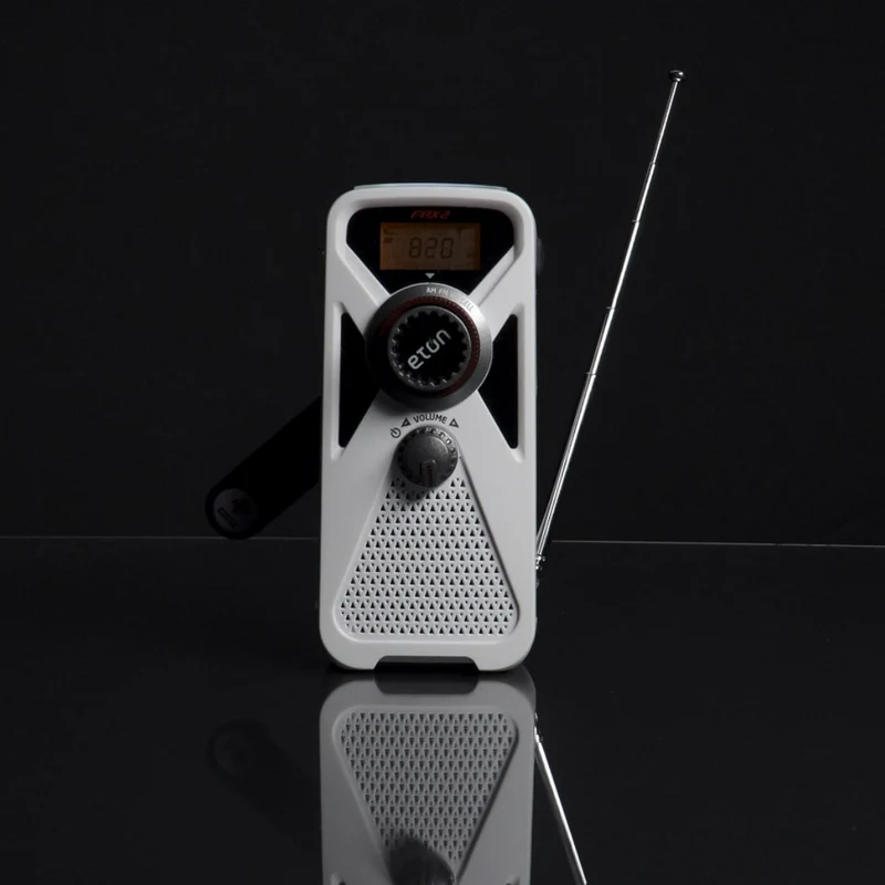 American Red Cross Portable AM/FM Radio, White, FRX2