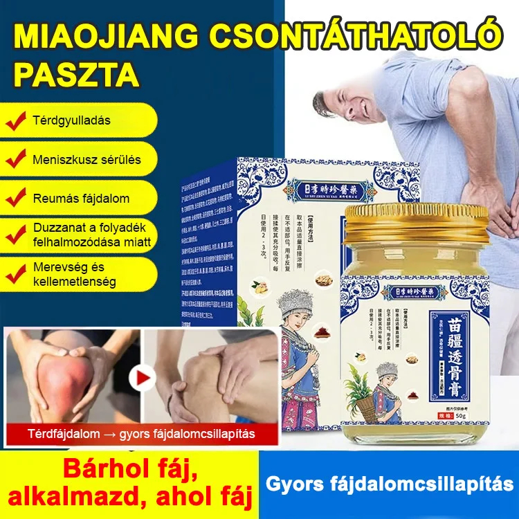 Muscle relaxant and pain reliever Miaojiang joint balm