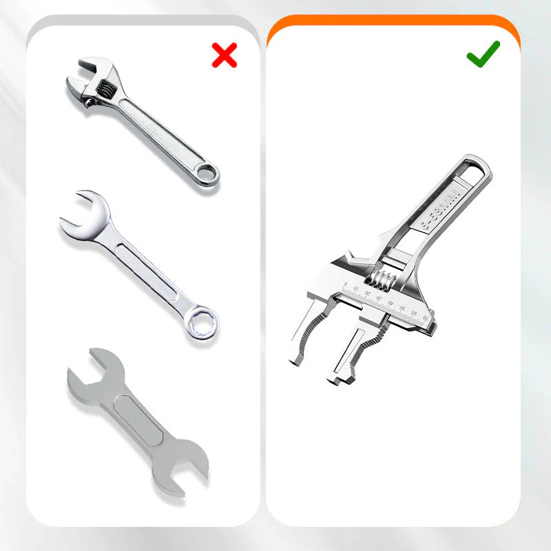 ⏳Limited time 50% off💥Double-sided sink wrench with jaw opening 6-68 mm