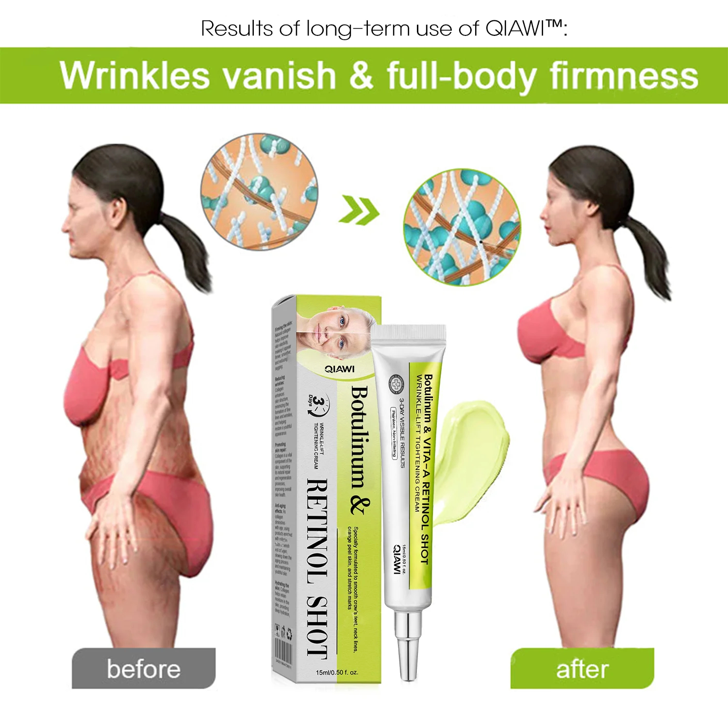 🔥Final 3 Hours: 70%OFF🔥 Botulinum & Vita-A Retinol Shot Wrinkle-Lift Tightening cream✨