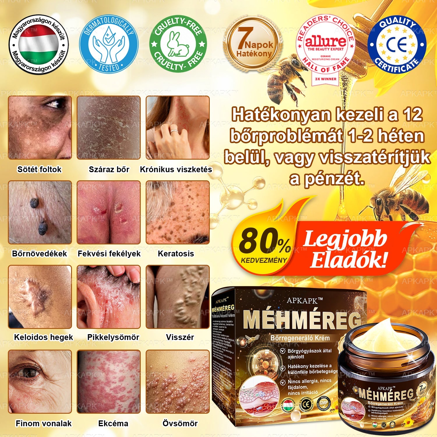 Nourishing Bee Venom Cream – Firming and Anti-Wrinkle