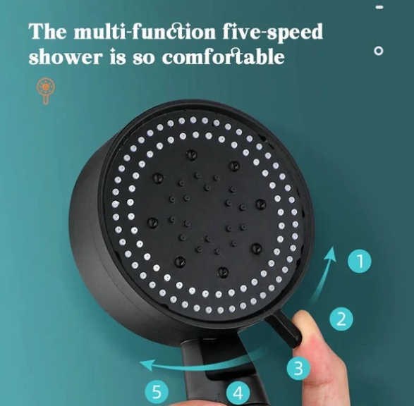 Multi-functional High Pressure Shower Head