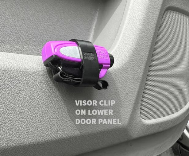 2-in-1 Emergency Window Breaker & Seatbelt Cutter