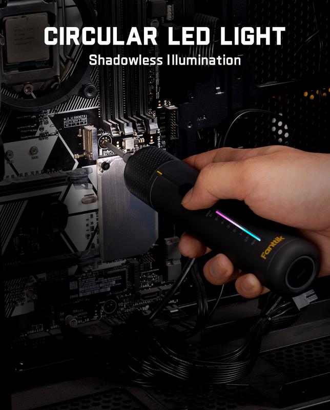 Electric Screwdriver, Cordless Screwdriver Set, 7 Torque Settings, 0.5 to 6N.m, 20 Magnetic Bits