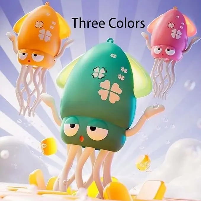 Product Introduction of Electric Crawling Octopus Toy with LED Lights & Music, Crazy 8-Leg Action Octopus with Smart Obstacle Avoidance, Toddler Toys for Interactive Fun Gifts Sensory Newborn Cute 7