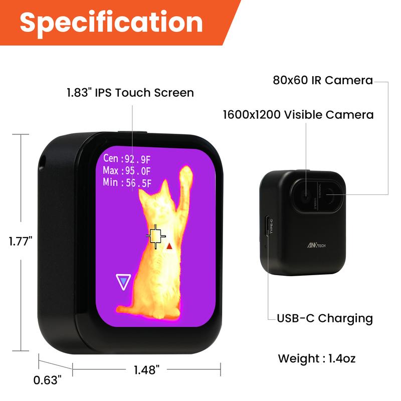 Small Thermal Imaging Camera for Beginner – Mini Thermal Imager 