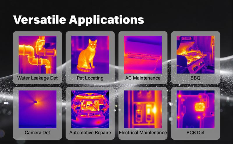Small Thermal Imaging Camera for Beginner &ndash; Mini Thermal Imager for Home Inspection, Infrared Hidden Camera Detector Gadget 80&times;60 IR Resolution