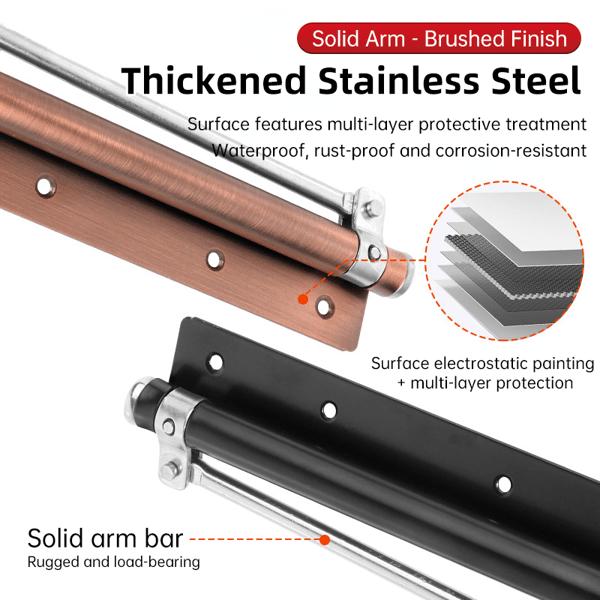 Product Introduction of Automatic Door Closer, Zinc Alloy Safety Spring Door Closer Adjustable 50 kg Closing Door Hinge 8