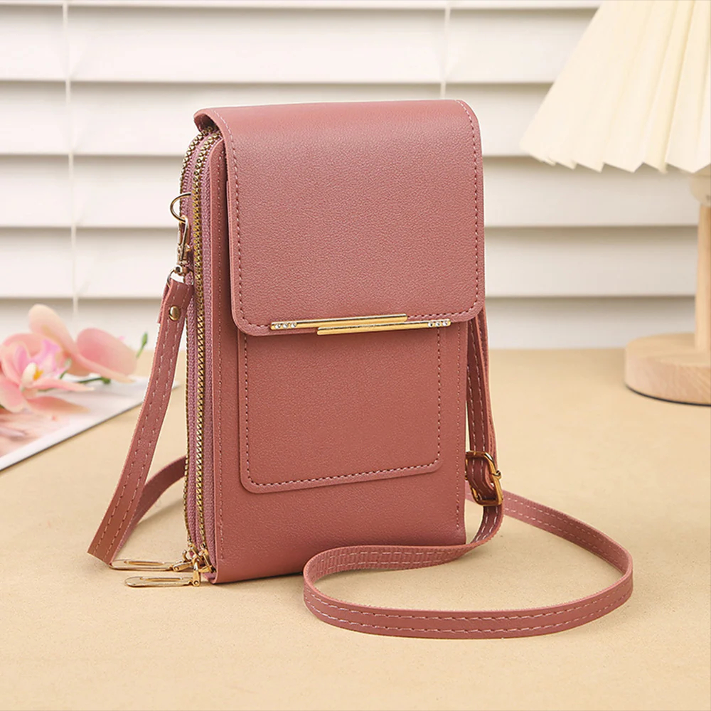 New Women's Touch-Screen Crossbody Phone Wallet