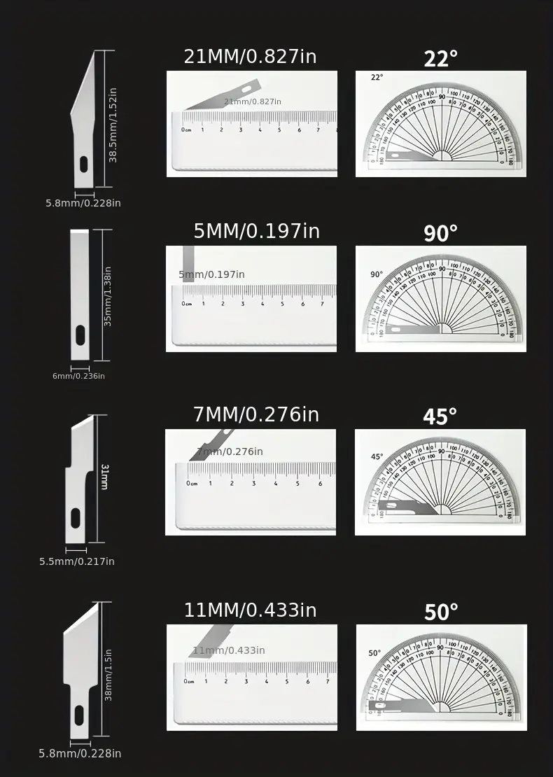 13pcs metal carving knife pen art seal cutting manual combination paper cuttings non slip gadget diy precision repair tool details 12