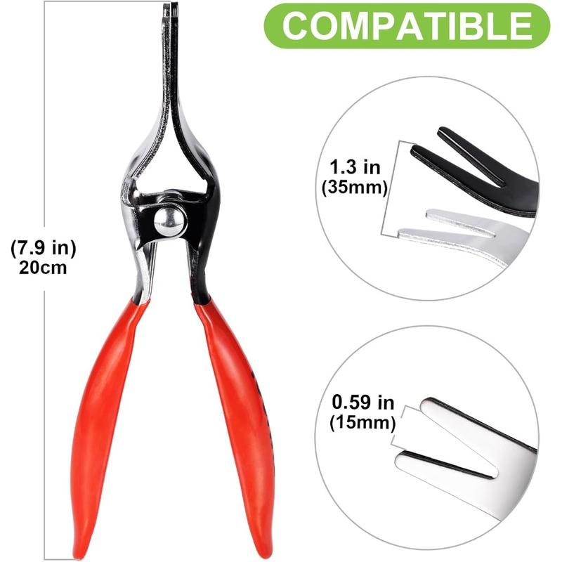 Automobile Hose Removal Pliers – Auto Fuel & Vacuum Line Separator Tool, Pipe Repair Pliers for Marine, Oil & Water Hoses, Easy Grip Hose Remover