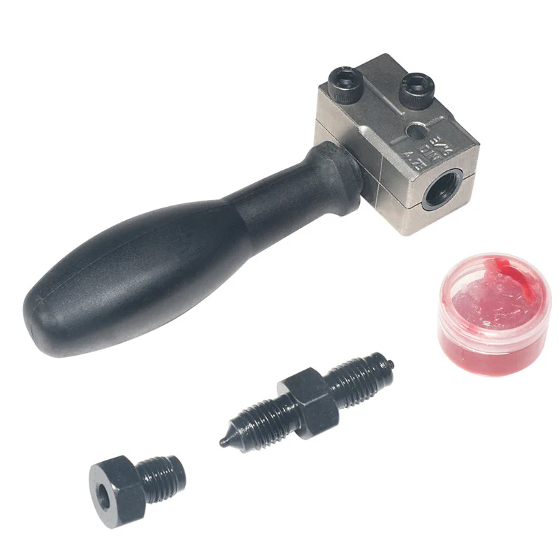 Universal brake pipe flaring tool set