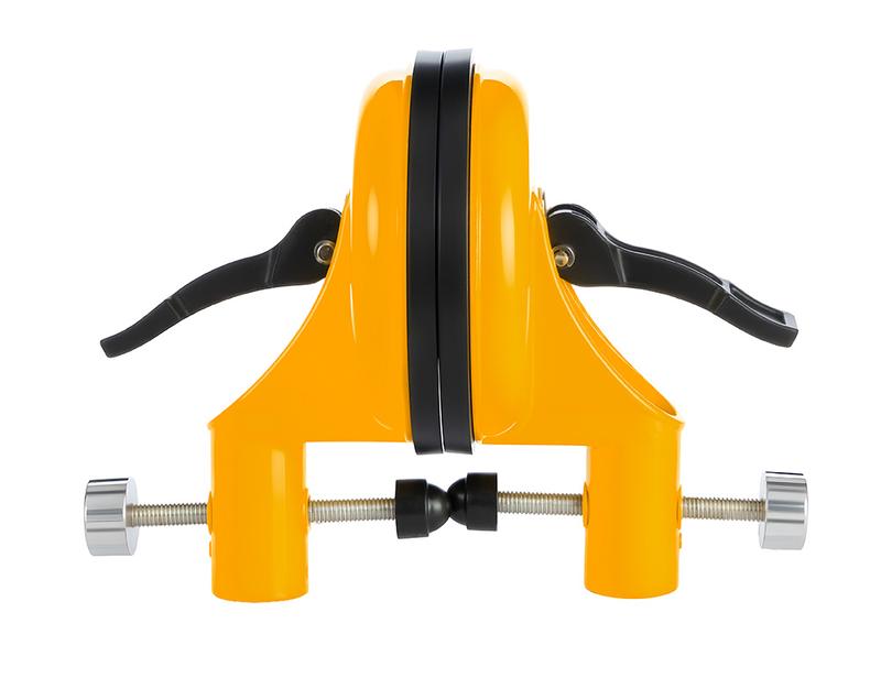 Granite Marble Countertop Seam Leveling Tool - Adjustable Vacuum Suction Clamp Set for Stone Slab Installation & Repair, Pro Gap Adjustment Kit Yellow Rubber