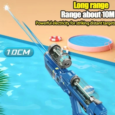 Water Mercury M2 Electric Water Gun Electric Automatic Continuous Shooting Colorful Light Large Capacity Water Gun