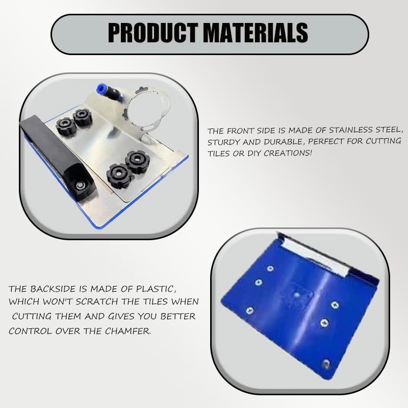 Angle Grinder Stand for Tile 45°Chamfer Cutting