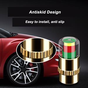4 PCS Car Auto Tire Pressure Monitor Valve, Car Pressure Monitor Valve Stem, Tire Pressure Monitor