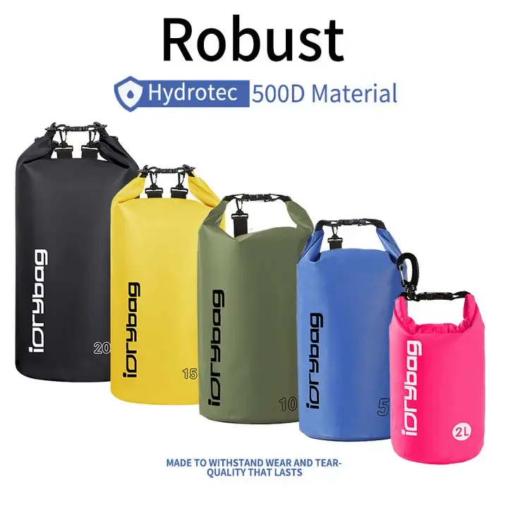 IDRYBAG Waterproof Backpack Dry Bag for Men and Women, Floating Bag Dry Backpack 2L/5L/10L/20L/30L, Waterproof Dry Bag for Kayaking, Boating, Canoeing, Rafting, Hiking, Camping