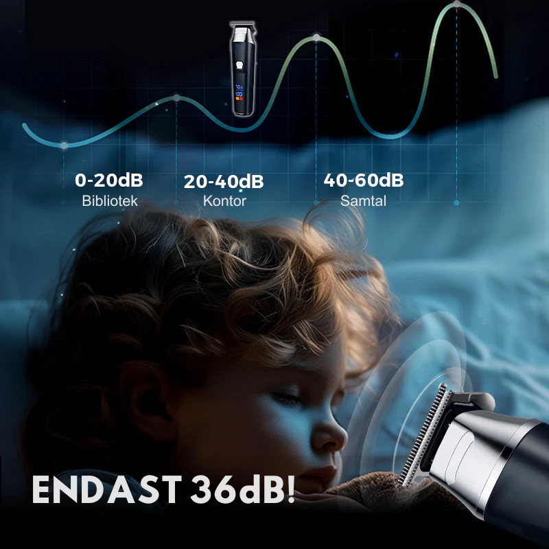 LCD Display Professional Electric Hair Clipper