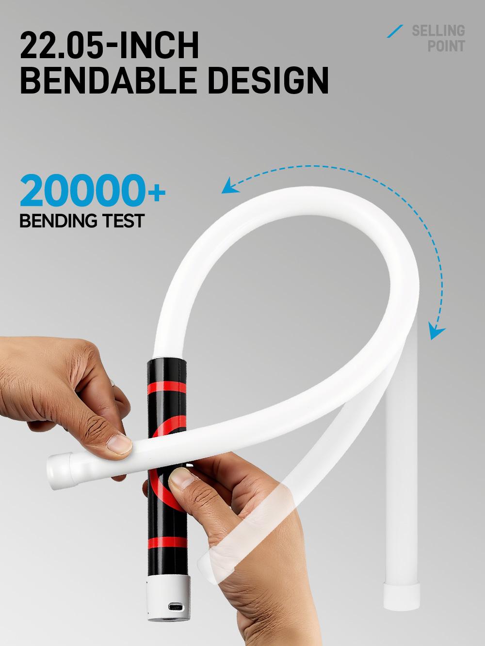 Bendable LED Flashlight Stick - 31" Flexible Design, 7-Hour Long Battery Life, High Lumens for Off-Road, Garage Mechanics, and Hard-to-Reach Areas Like Engine Bays Bendable LED Flashlight Stick - 31" Flexible Design, 7-Hour Long Battery Life, High Lumens for Off-Road, Garage Mechanics, and Hard-to-Reach Areas Like Engine Bays