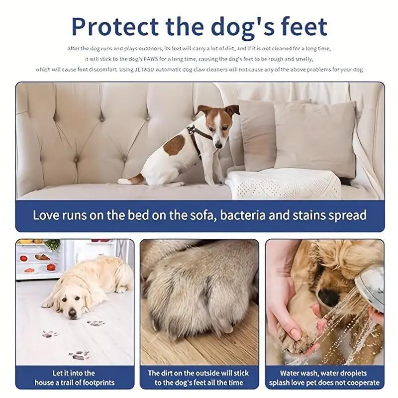 USB Rechargeable Pet Paw Cleaner, Automatic Pet Paw Cleaning Cup, Pet Paw Cleaning Tool, Pet Grooming Tool, Dog & Cat Grooming Supplies