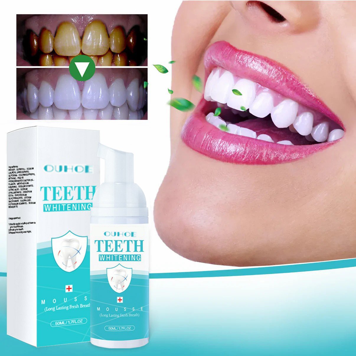 🔥🔥Mouthwash, Calculus Removal, Teeth Whitening, Healing Mouth Ulcers, Eliminating Bad Breath, Preventing and Healing Caries